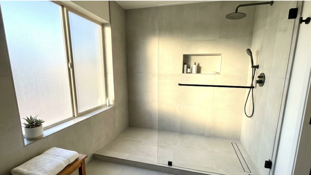 Walk In Shower Remodel Chandler AZ Modern Upgrade